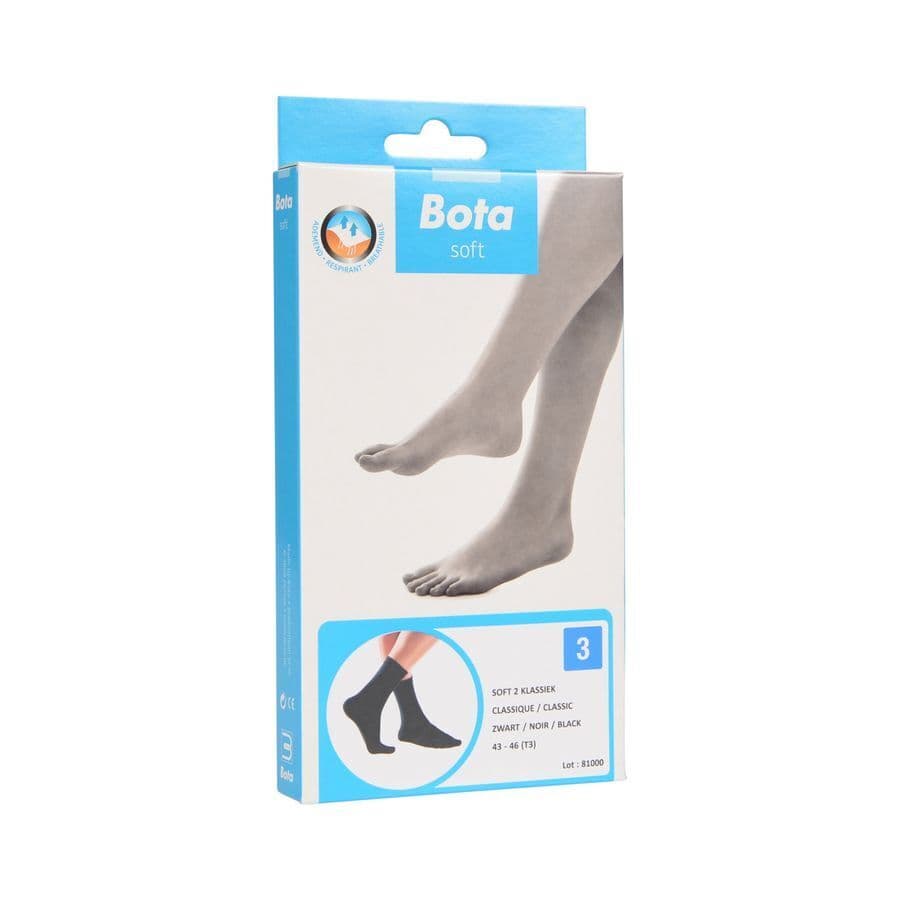 Bota Soft 2 Klassiek Zwart 43-46