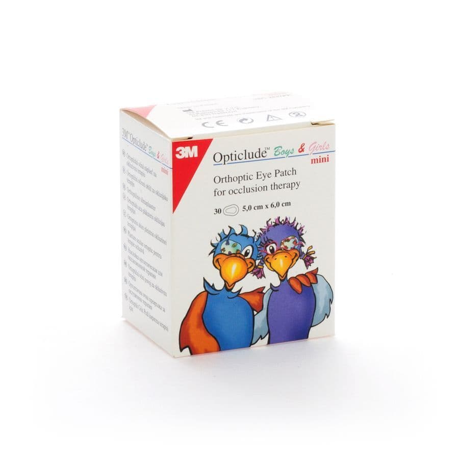 Opticlude 3m Boys&girls Mini Oogkompres 30 2537pe
