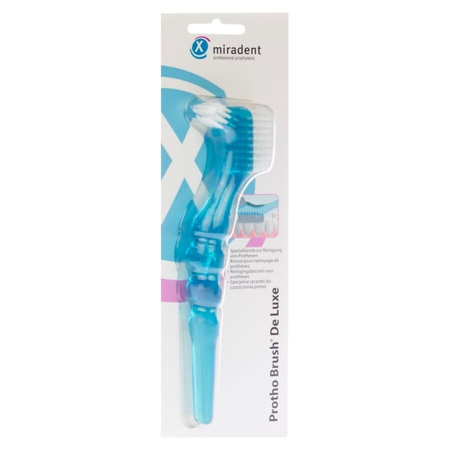 Miradent Brosse Pour Prothèse Deluxe Blue
