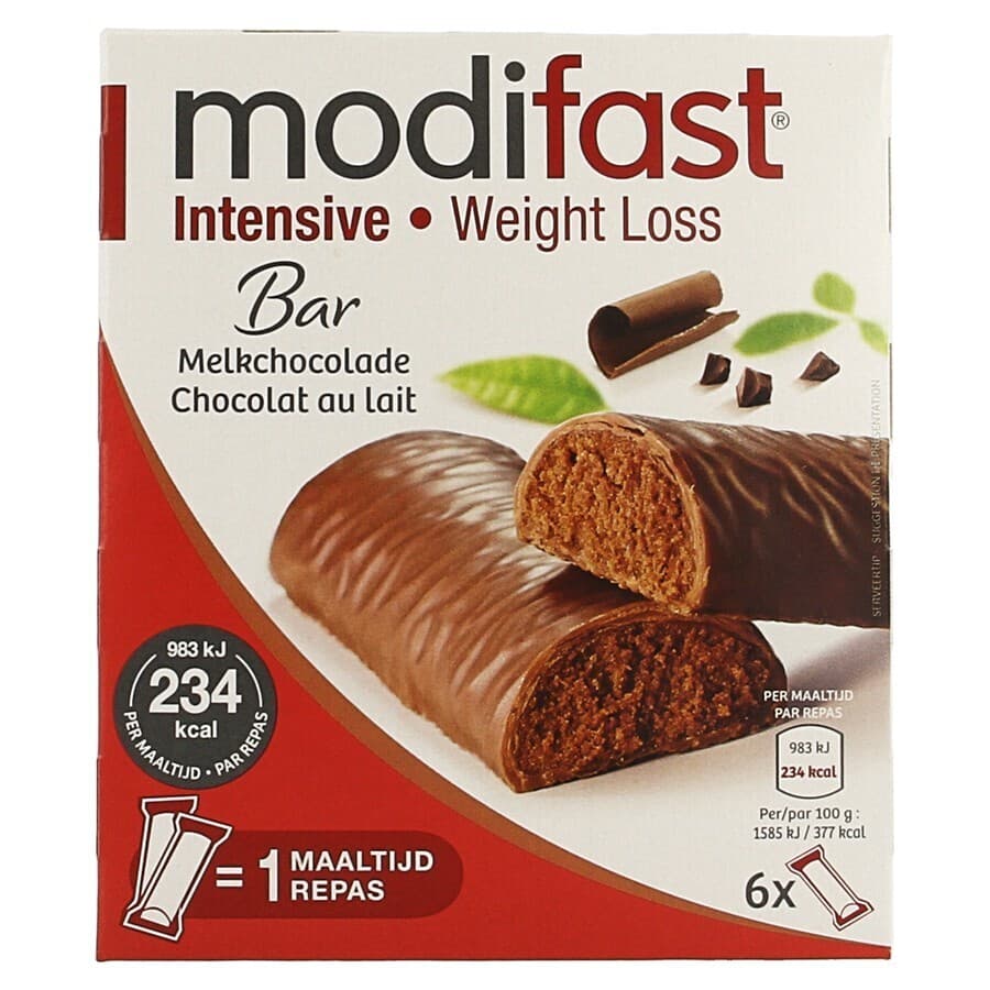 Modifast Intensive Reep Melkchocolade