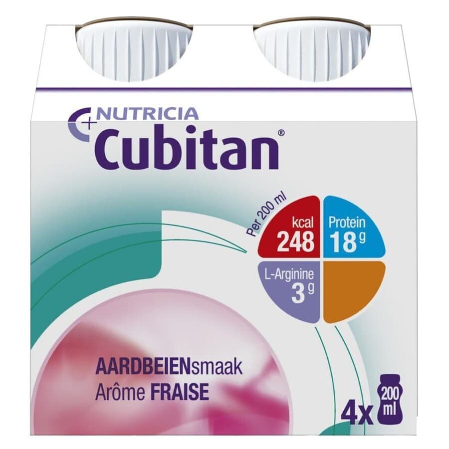 Cubitan Fraise 4x200ml
