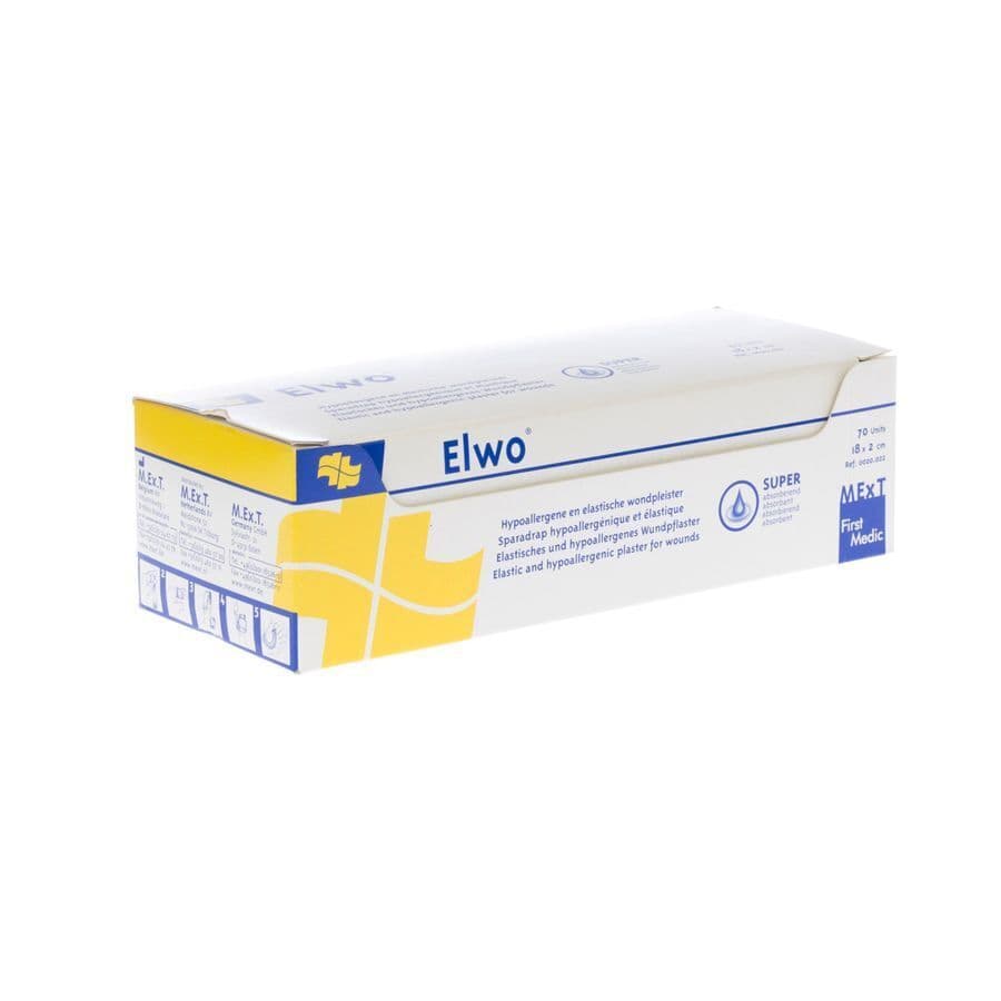 Elwo Pansement Elast Brun 2,0cmx18cm 70 0020022