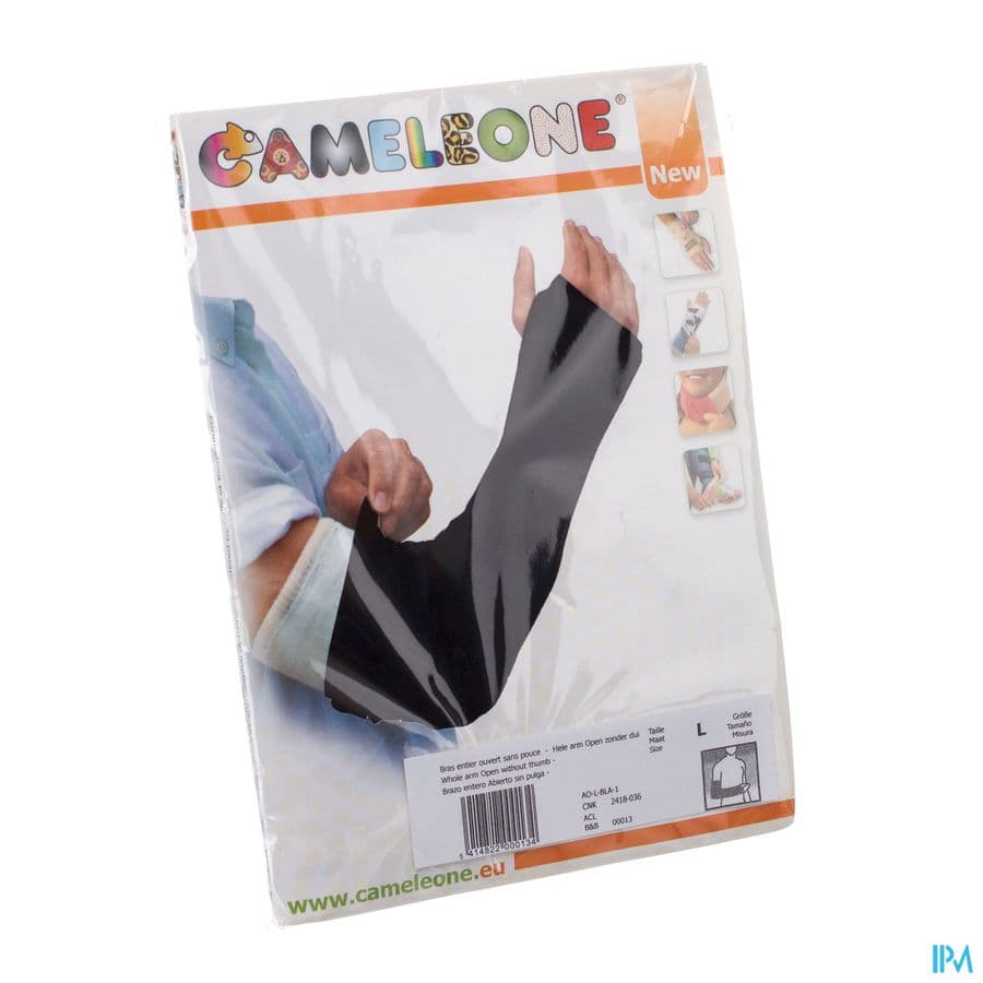 Cameleone Bras Entier Ouvert -pouce Noir L 1