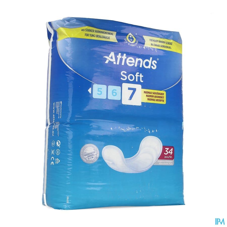 Attends Soft 7 Inleg Anatom. 1x34