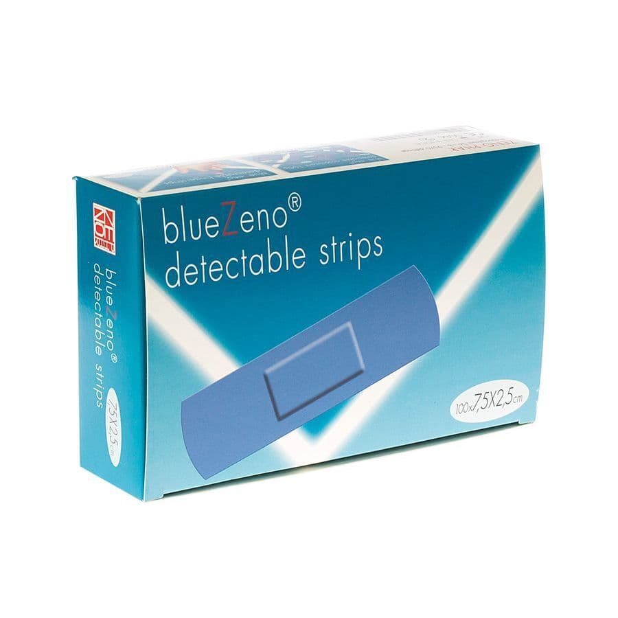 Bluezeno Detectable Strip 7,5x2,5cm 100