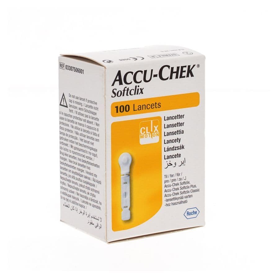 Accu Chek Softclix Lancet 100 3307506001