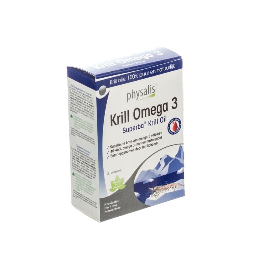 Physalis Krill Omega 3 30 Capsules