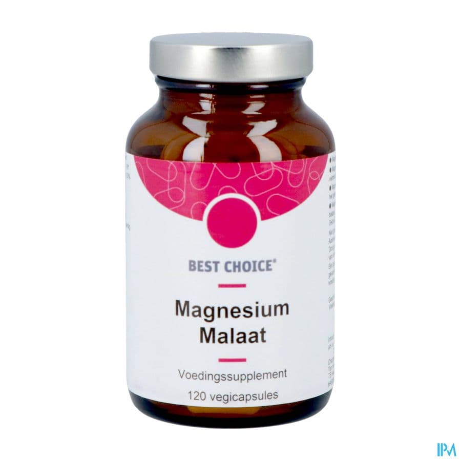 Best Choice Magnesiummalaat 500 V-caps 120 Nl