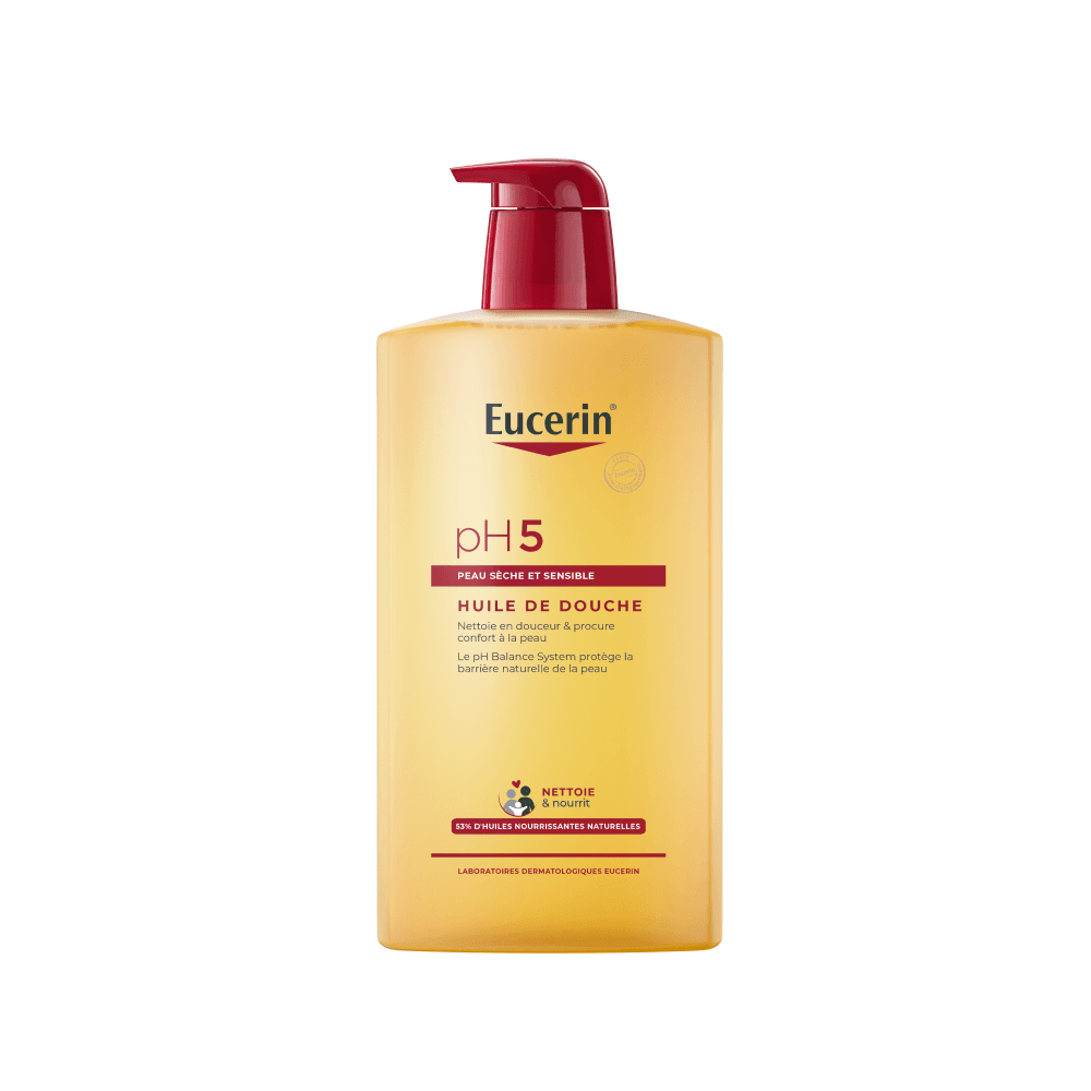 Eucerin PH5 Huile De Douche Peau Sèche Et Sensible Avec Pompe 1l
