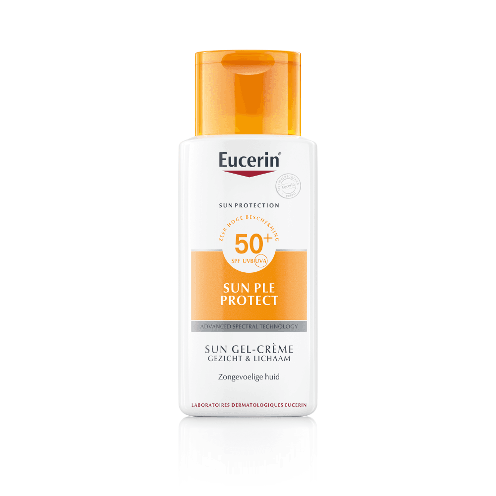 Eucerin Sun PLE Protect SPF 50+ Gel-Crème Gezicht & Lichaam Tube 200ml
