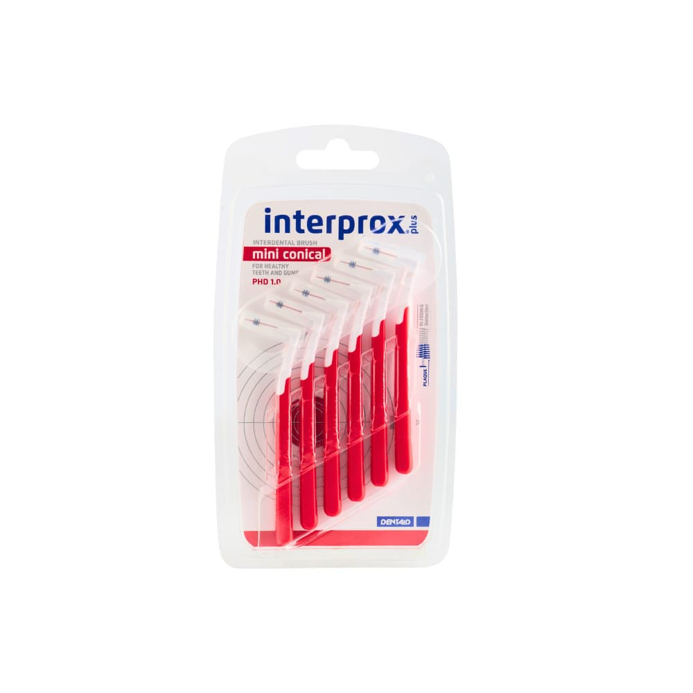 Interprox Plus Mini Conique Rouge PHD 1.0 6 Pièces