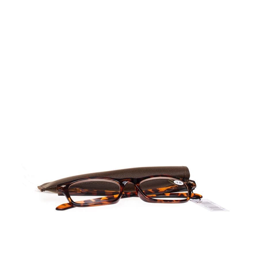 Pharmaglasses Leesbril Diop.+2.50 Brown