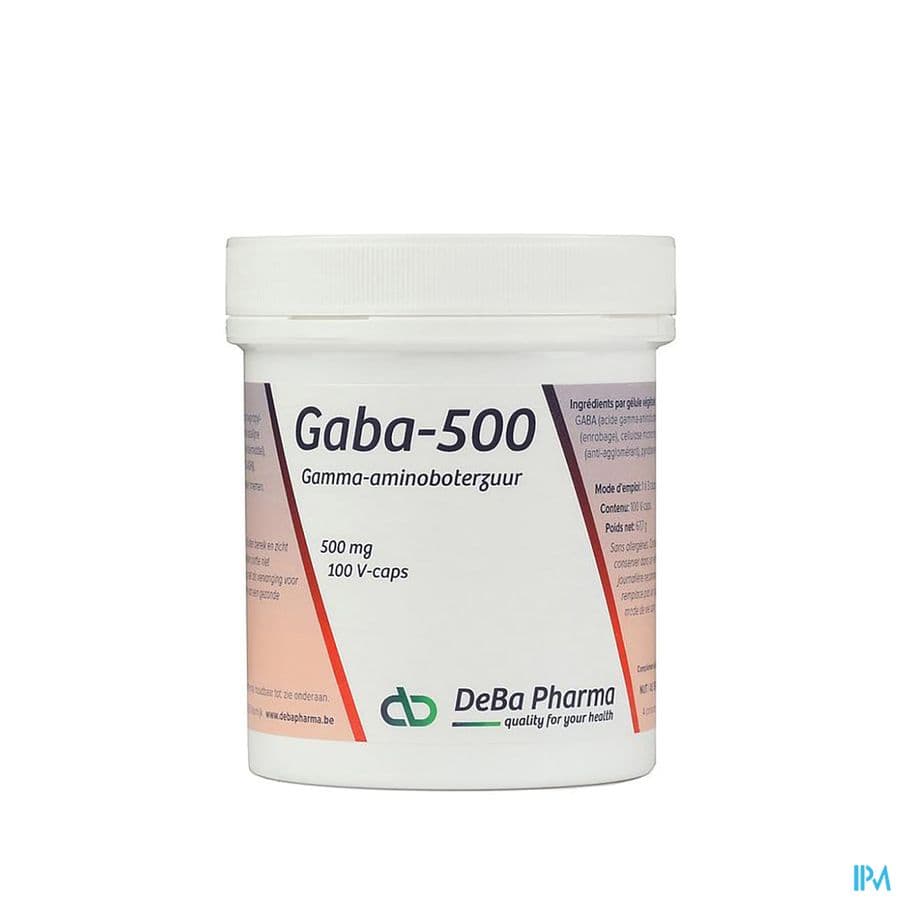 DeBa Pharma Gaba-500 100 Gélules Végétales