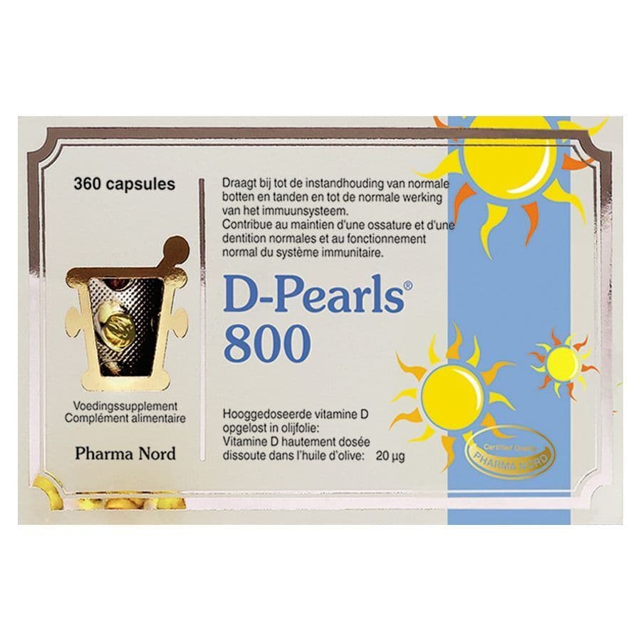 Pharma Nord D-Pearls 800 IU 360 Gélules