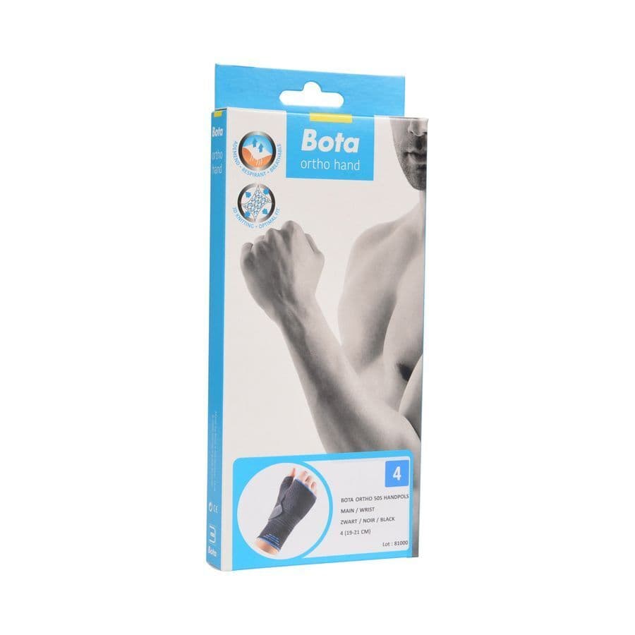 Bota Ortho Handpolsbandage 505 Zwart N4