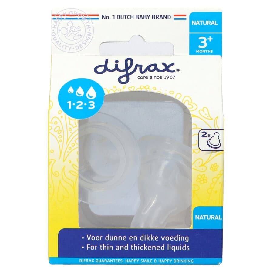 Difrax 1-2-3 Doseerspeen Natural