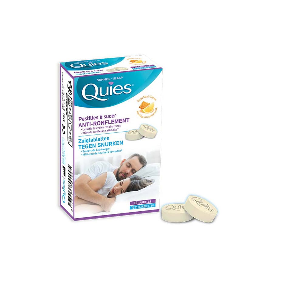Quies A/ronflement Miel-citron Past A Sucer 12