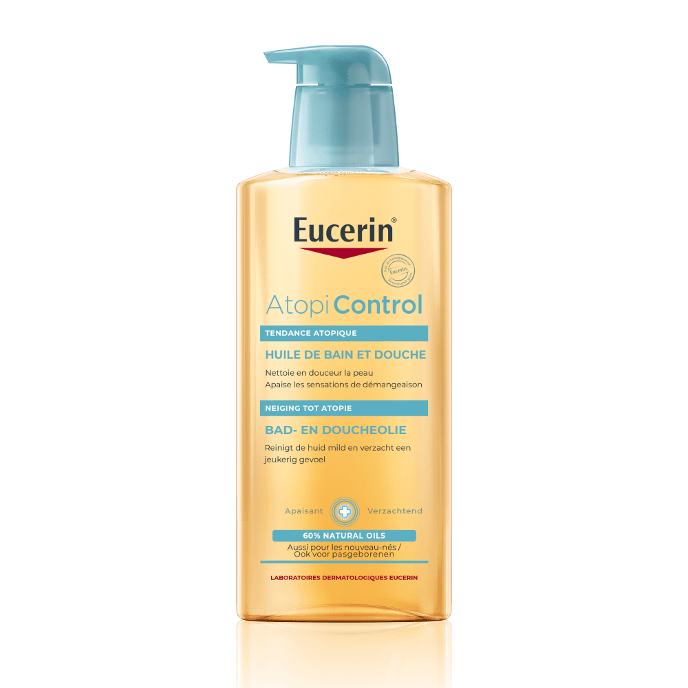 Eucerin AtopiControl Bad- En Doucheolie Zeer Droge Huid Met Neiging Tot Atopie Met Pomp 400ml