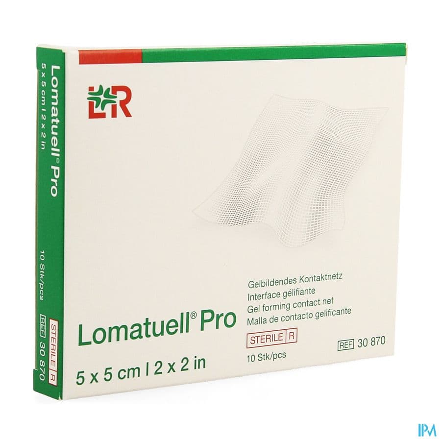 Lomatuell Pro Kompres Ster 5x 5cm 10 30870