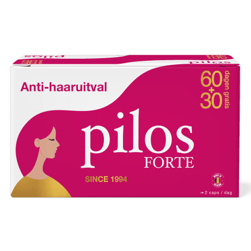 Pilos Forte Voedingssupplement Haar En Nagels 2+1 Maand Gratis 180 Tabletten
