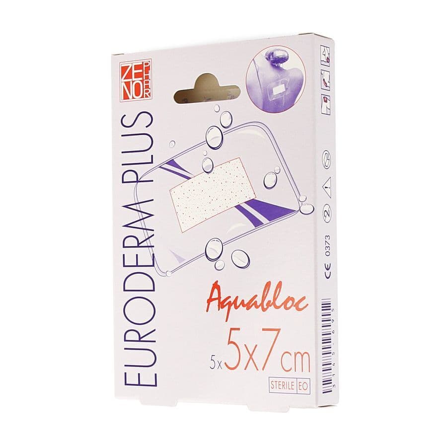 Euroderm Plus 5x 7cm 5 Pansement Steril Wtp