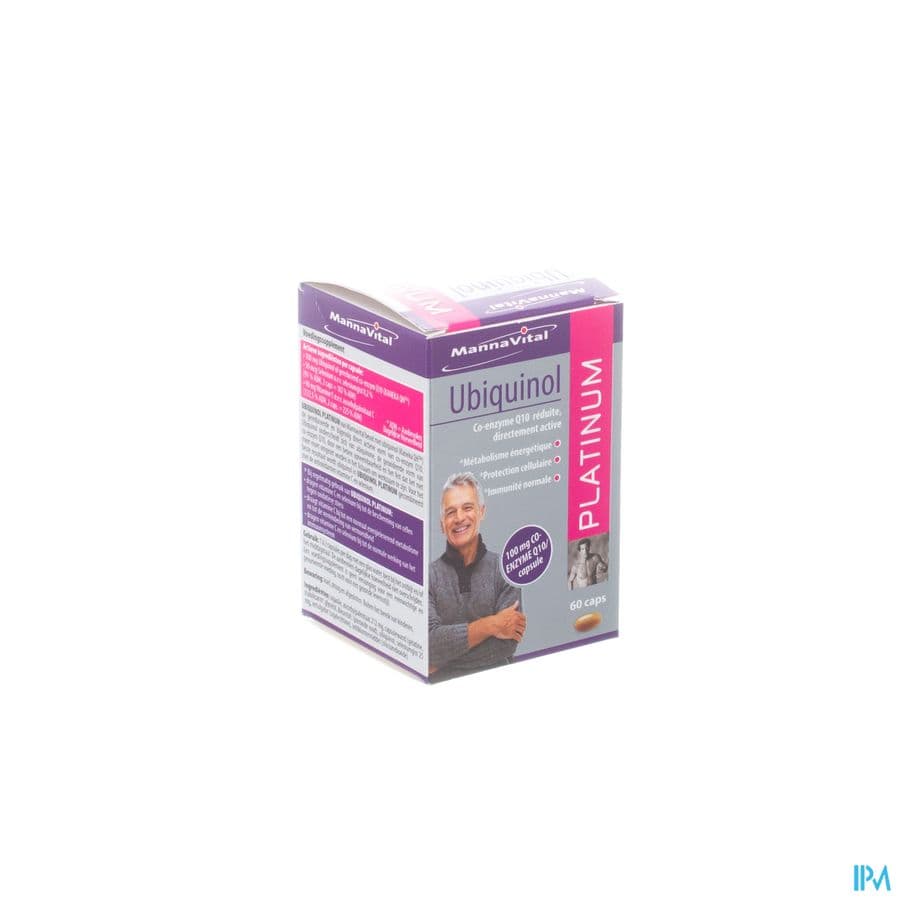 Mannavital Ubiquinol Platinum 60 Gélules