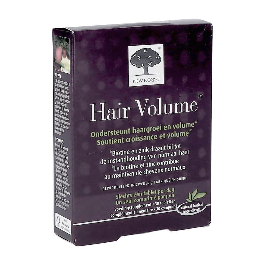 New Nordic Hair Volume Voedingssupplement Haargroei En Volume 30 Tabletten