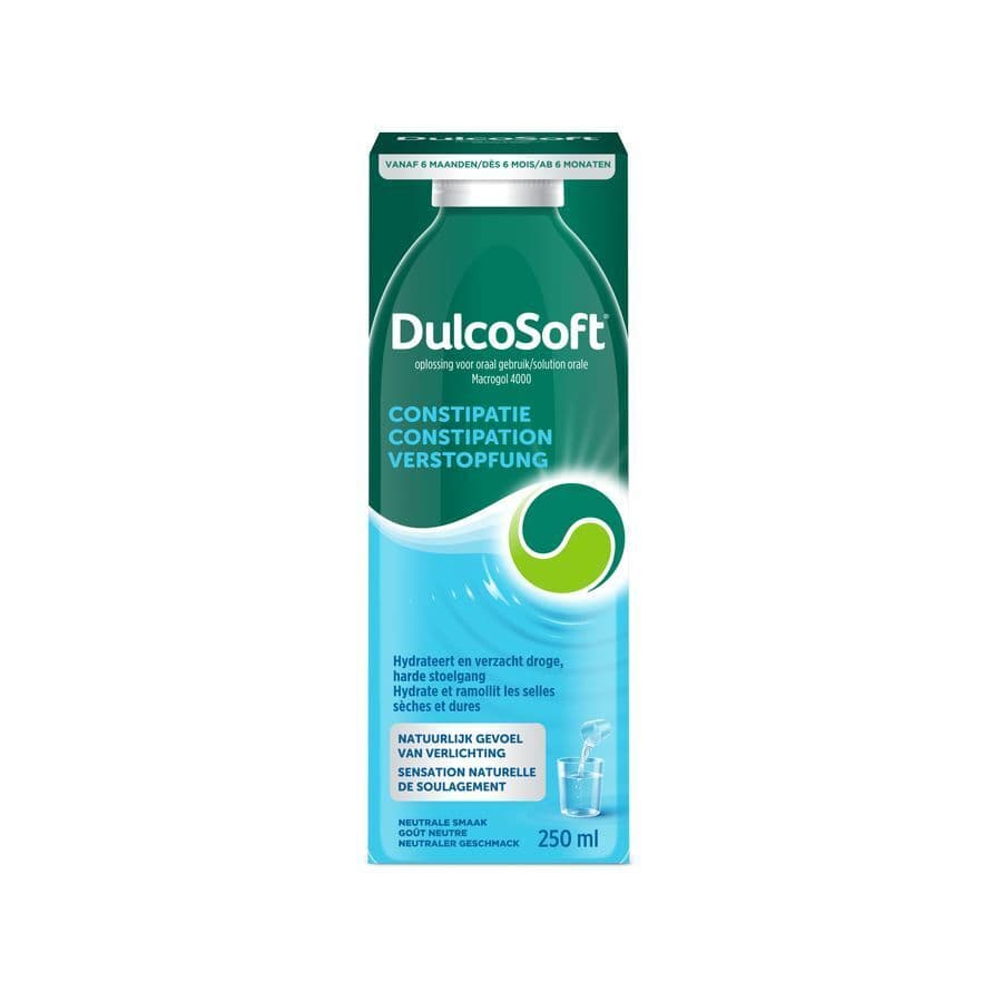 Dulcosoft Solution Buvable 250ml - Constipation, Laxatif, Transit, Goût Neutre, Macrogol 4000