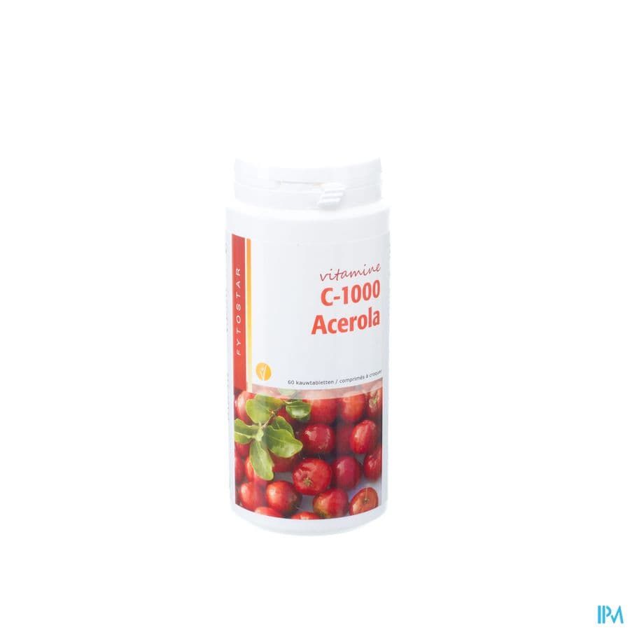 Fytostar Acerola Vitamine C-1000 Kauwtabletten