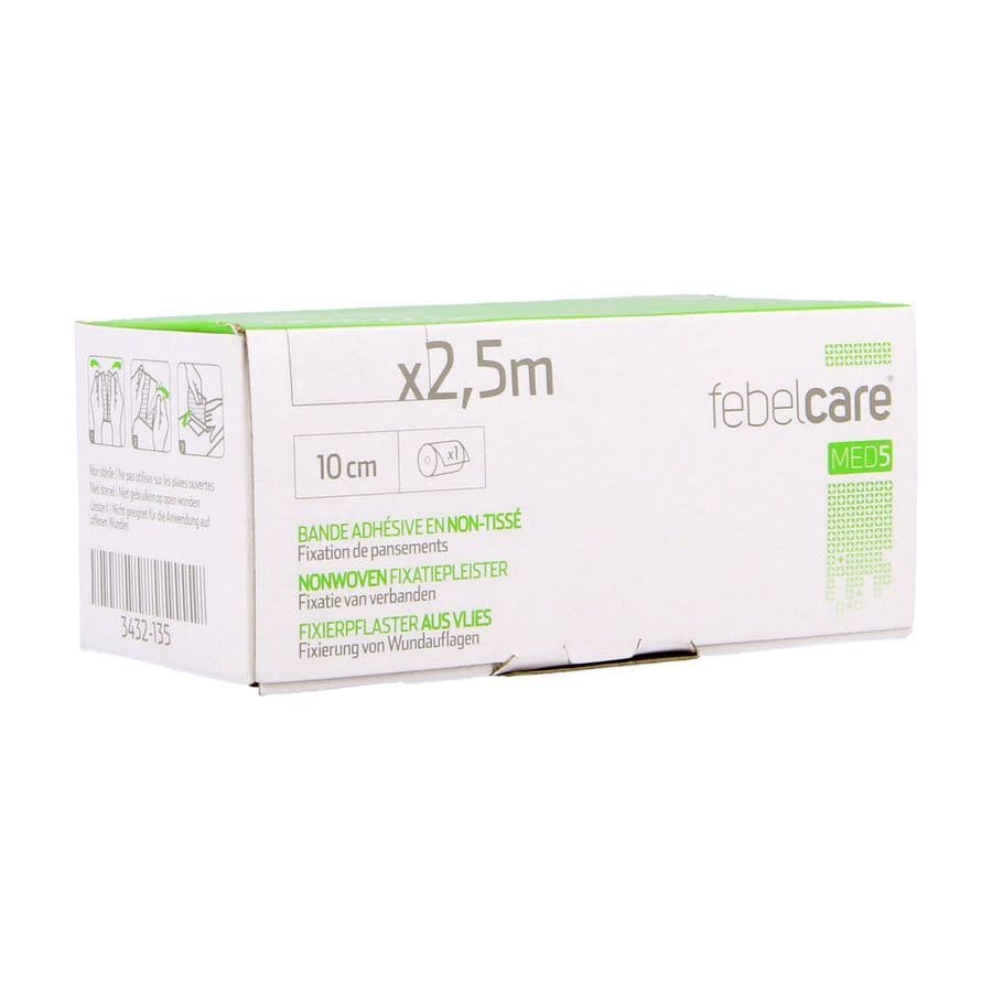 Febelcare Med5 Bande Adhesif N/tisse 10cm 2,5m 1