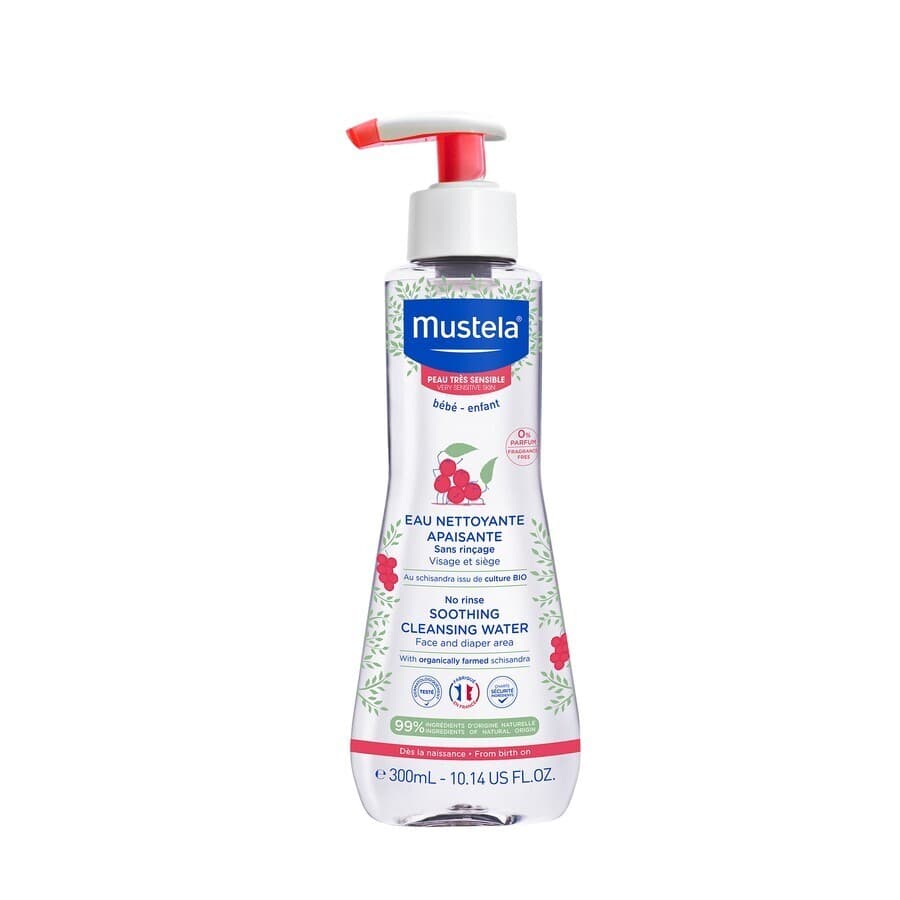 Mustela Eau Nettoyante S/rincage Apais. 300ml