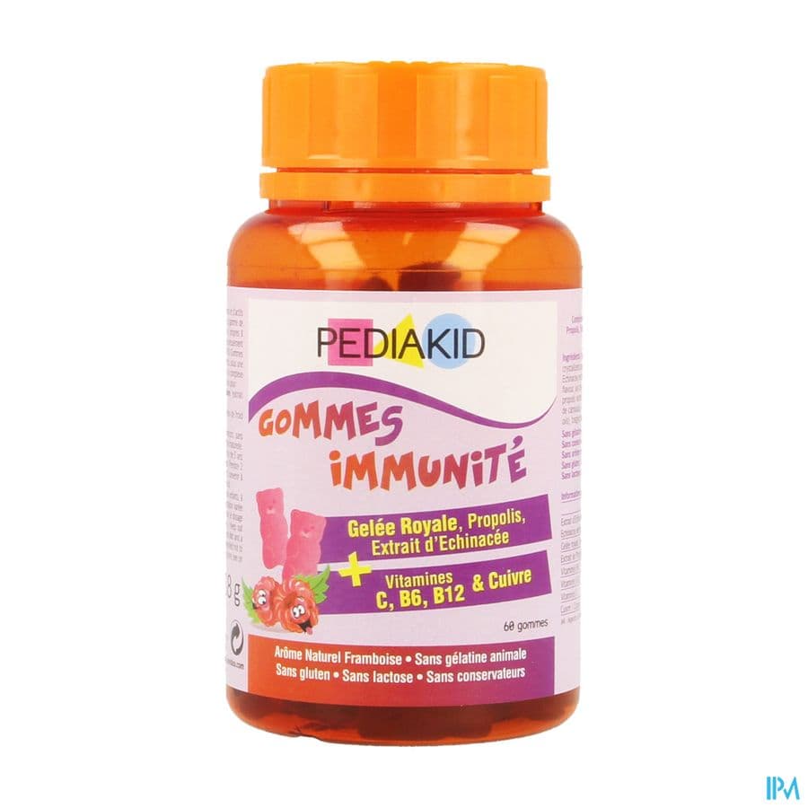 Pediakid Gommes Immunite Gommes A Macher 60