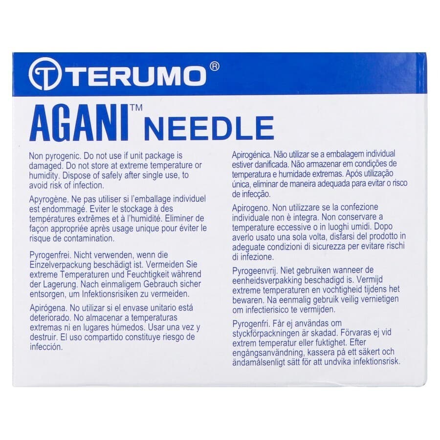 Terumo Aiguille Agani 27g 3/4 Rb Gris 100