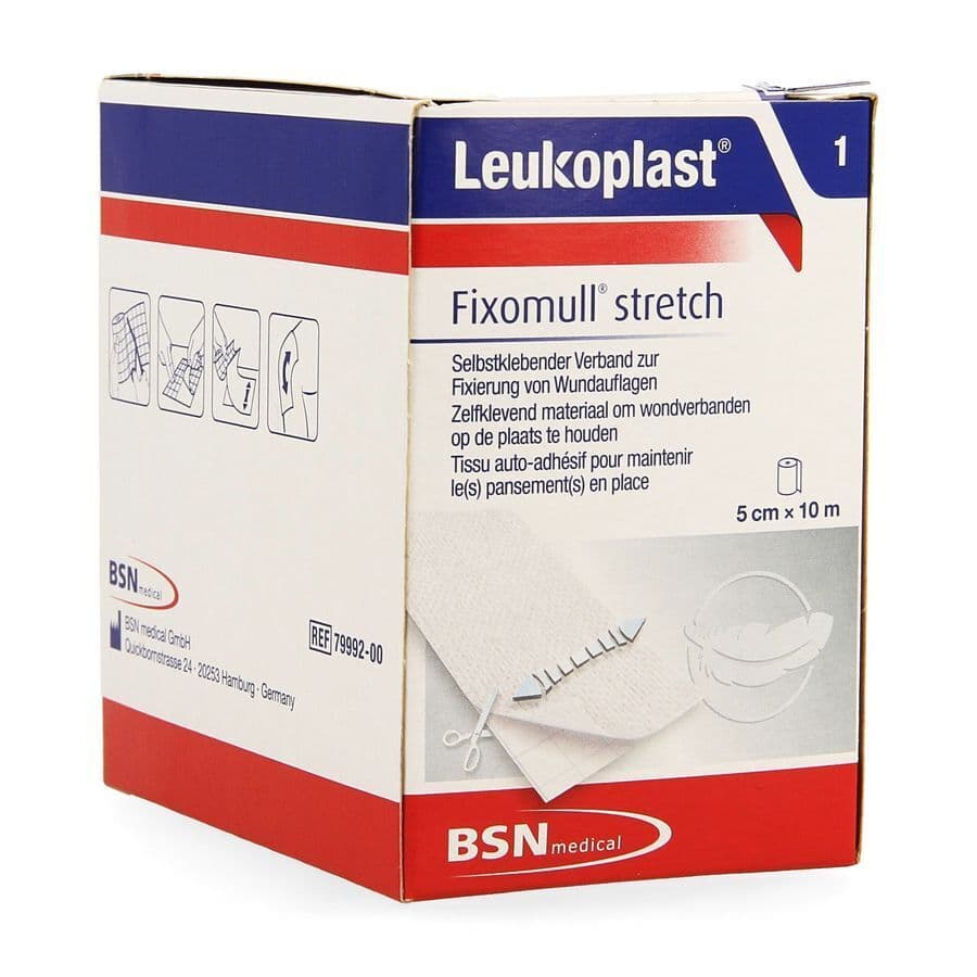Leukoplast Fixomull Stretch fixatiepleister 10m x 5cm