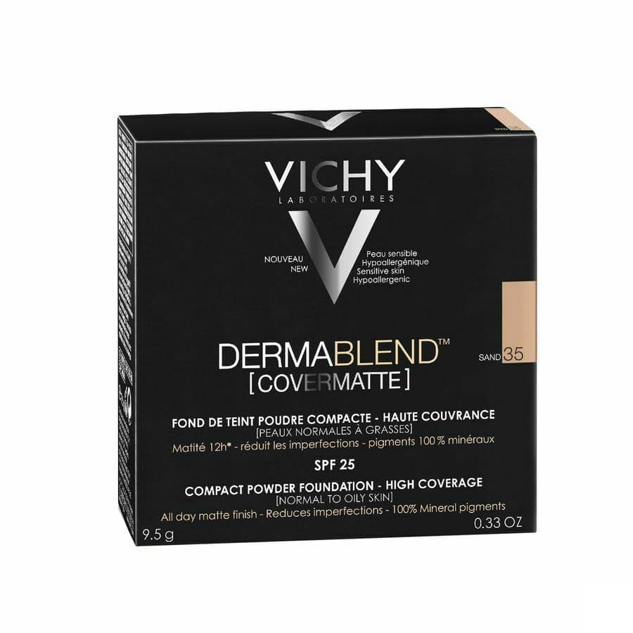 Vichy Dermablend Covermatte Compact Powder Foundation 35 Sand