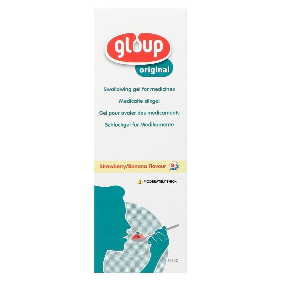 Gloup Original Strawberry Banana Tube 150ml