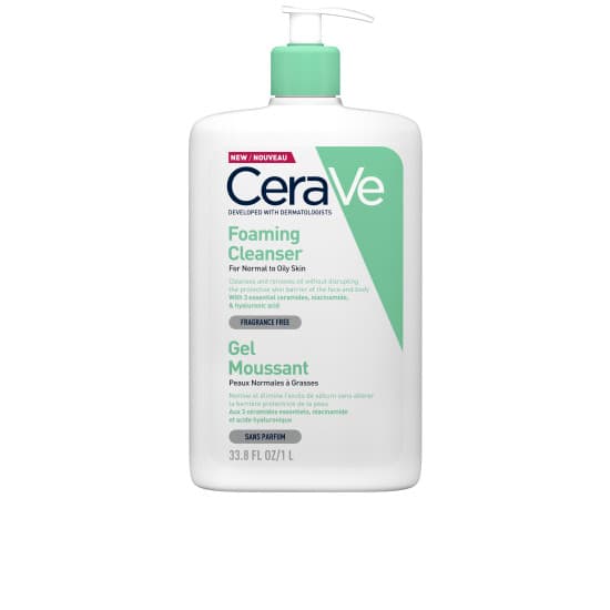CeraVe Nettoyant Moussant Pompe 1000ml