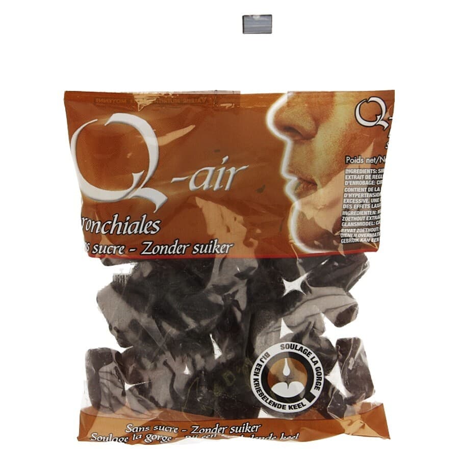 Q-air Reglisse Sans Sucre Past 85g