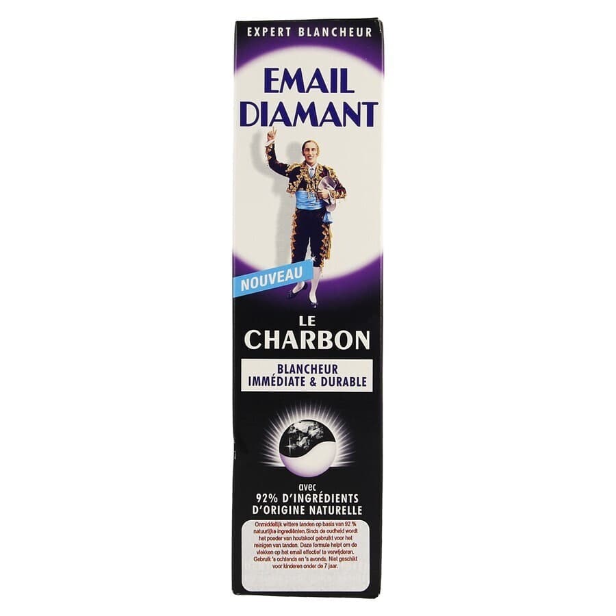 Email Diamant Tandpasta Steenkool 75ml