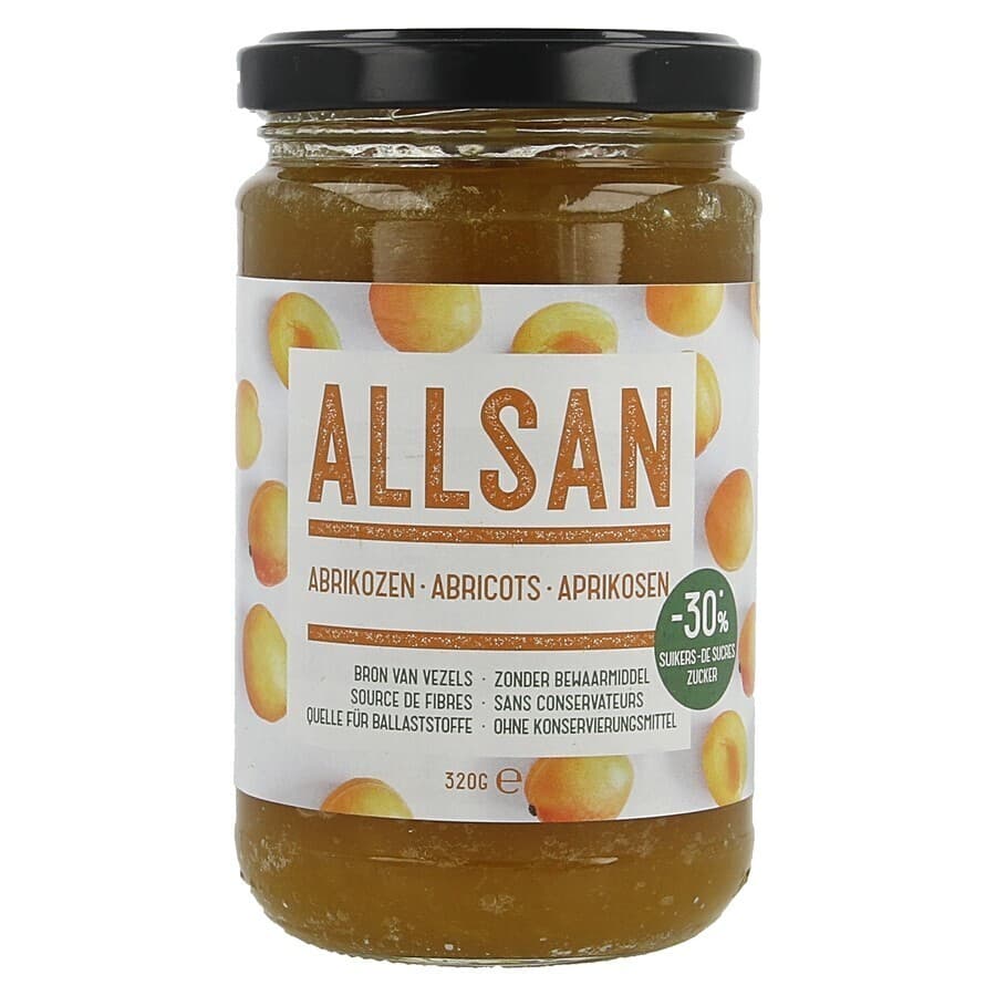 Allsan Broddbeleg Abrikozen 320g Revogan