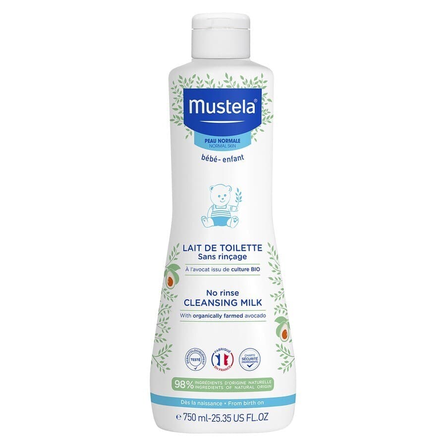Mustela Lait Toilette Sans Rincage 750ml