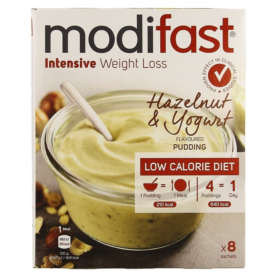 Modifast Intensive Weight Loss Pudding Hazelnut & Yogurt