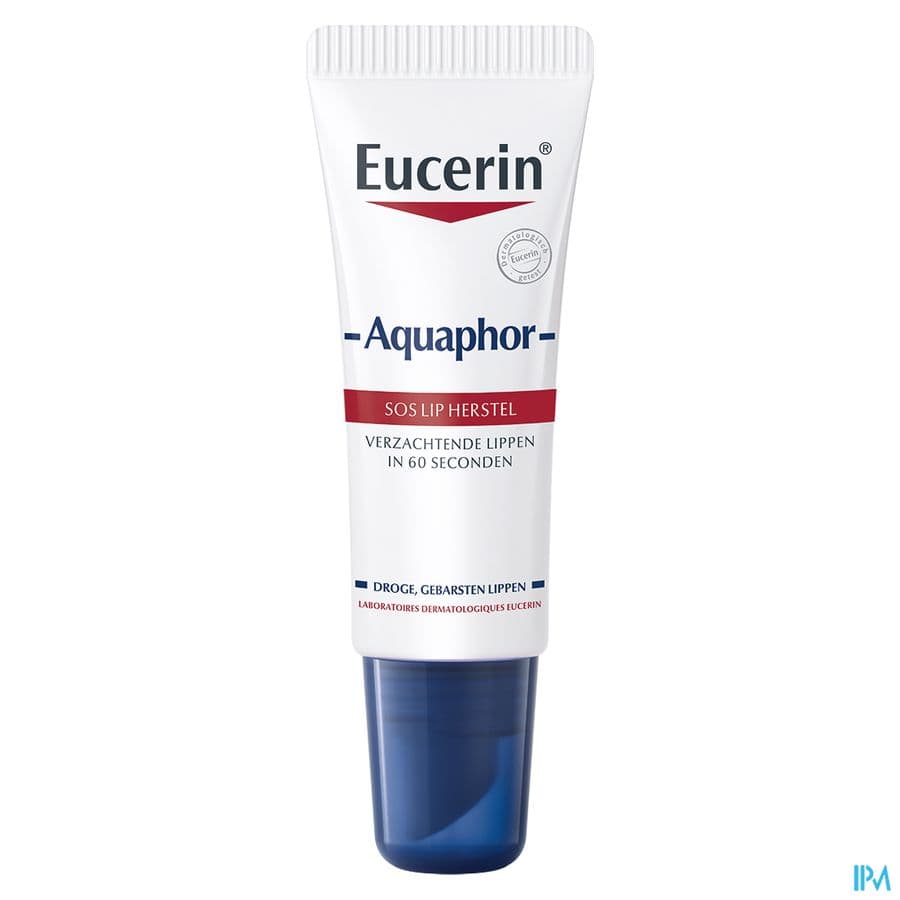 Eucerin Aquaphor SOS Lip Herstel Droge En Gebarsten Lippen 10ml