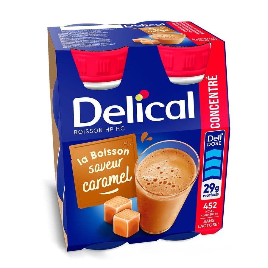 Delical CONCENTRE Caramel (4x200ml)