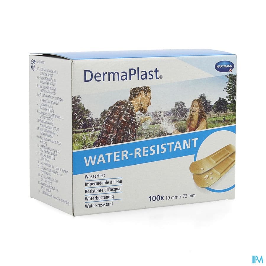 Dermaplast Water Resistant 19x72mm 100