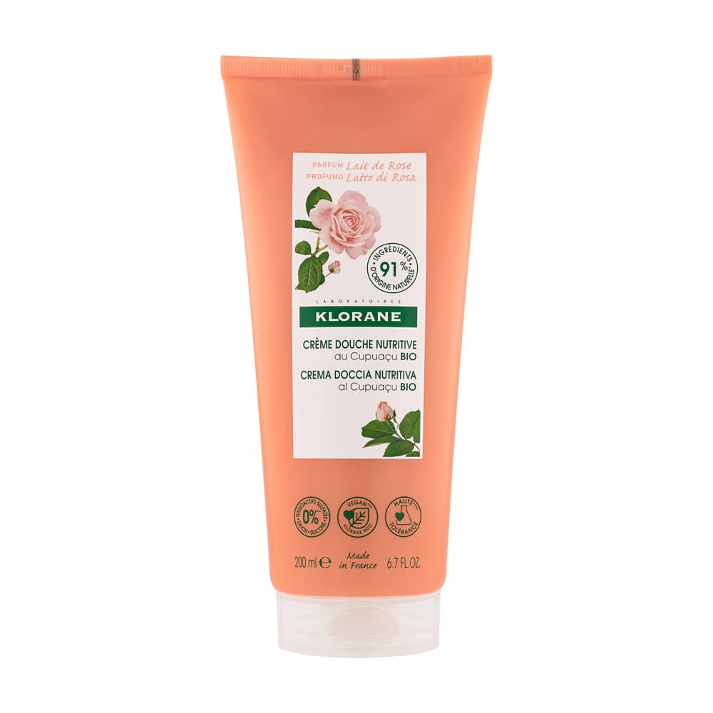 Klorane Lichaam Douchecr Lait Rose 200ml Nf