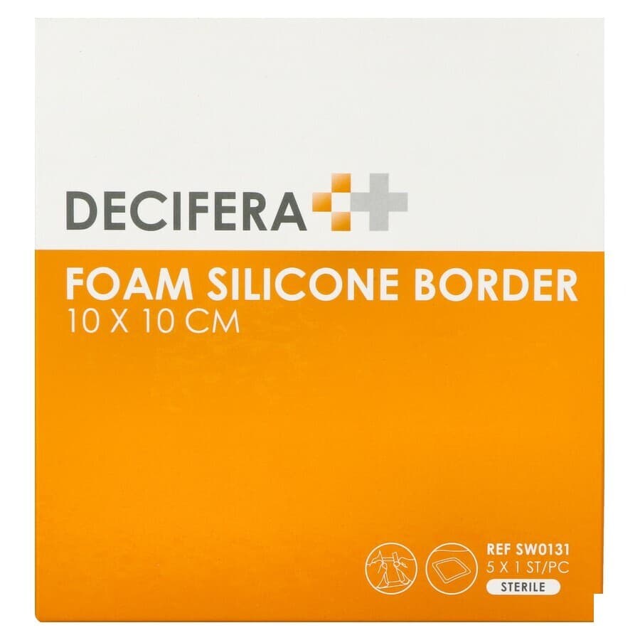 Decifera Foam Silicone Border 10x10cm 5
