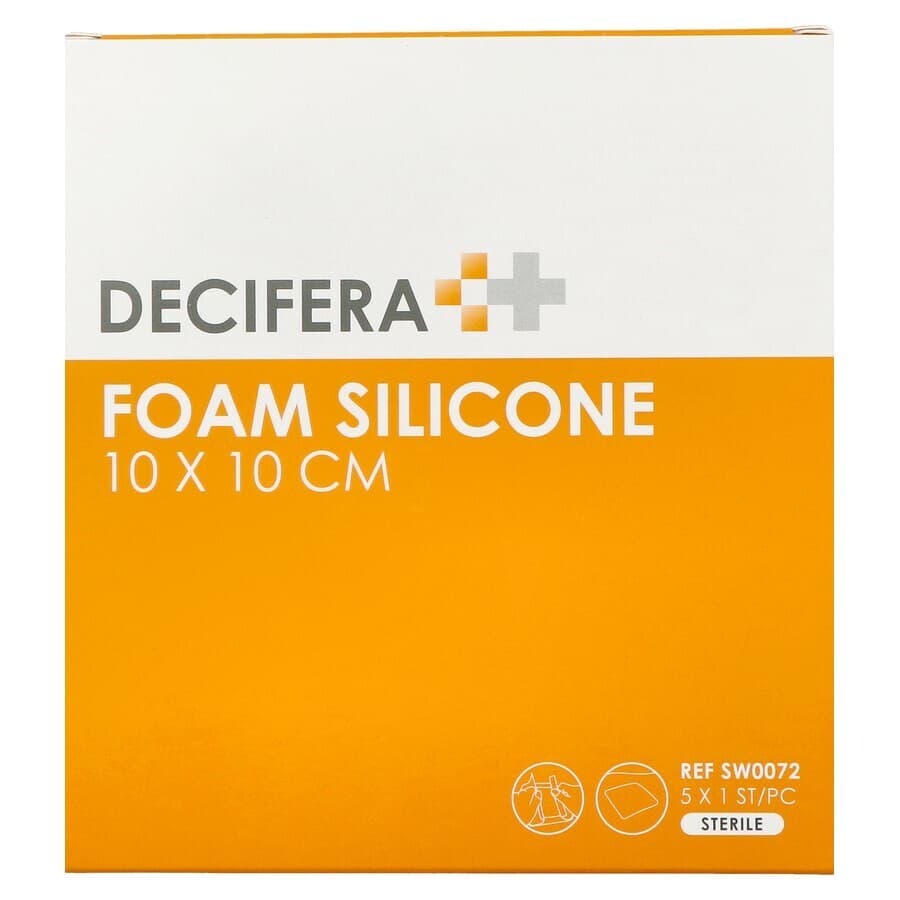 Decifera Foam Silicone 10x10cm 5