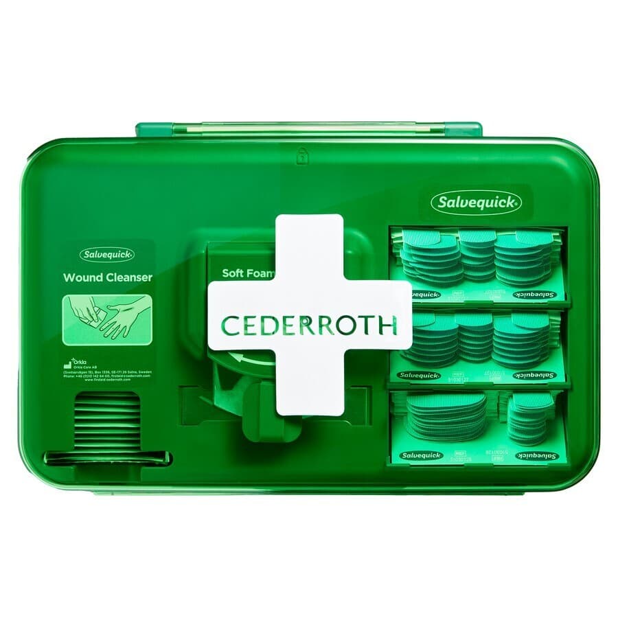 Salvequick Dispenser Soin Plaie Bleu