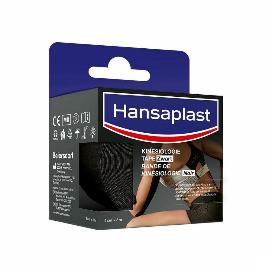 Hansaplast Kinesiologietape Zwart